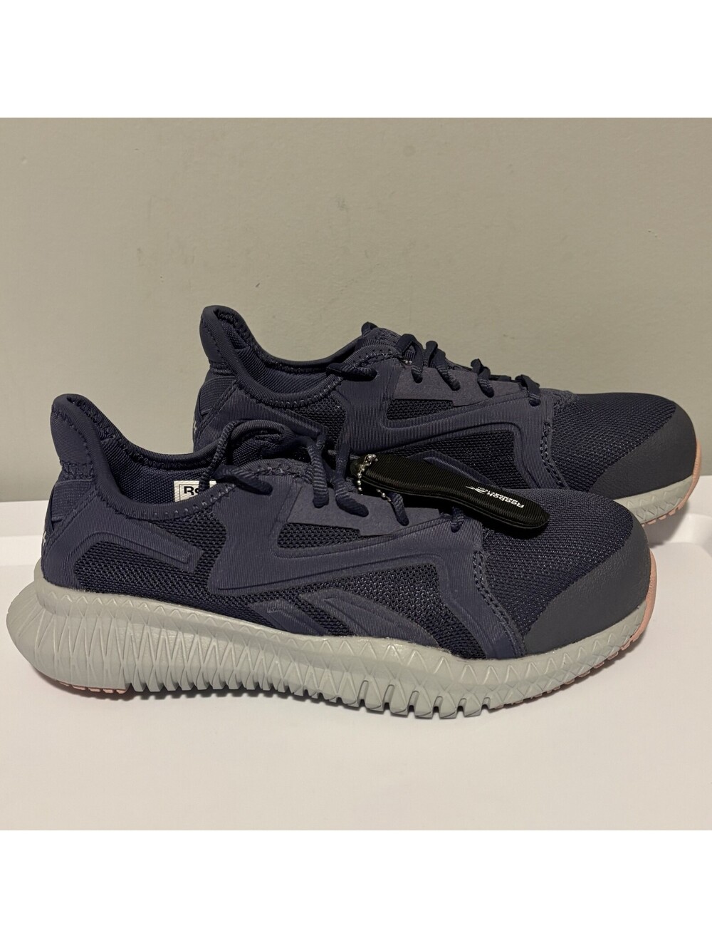 NEW Reebok Work Flexagon 3.0 Women's 7 Composite Toe EH Work Shoe RB430 Navy